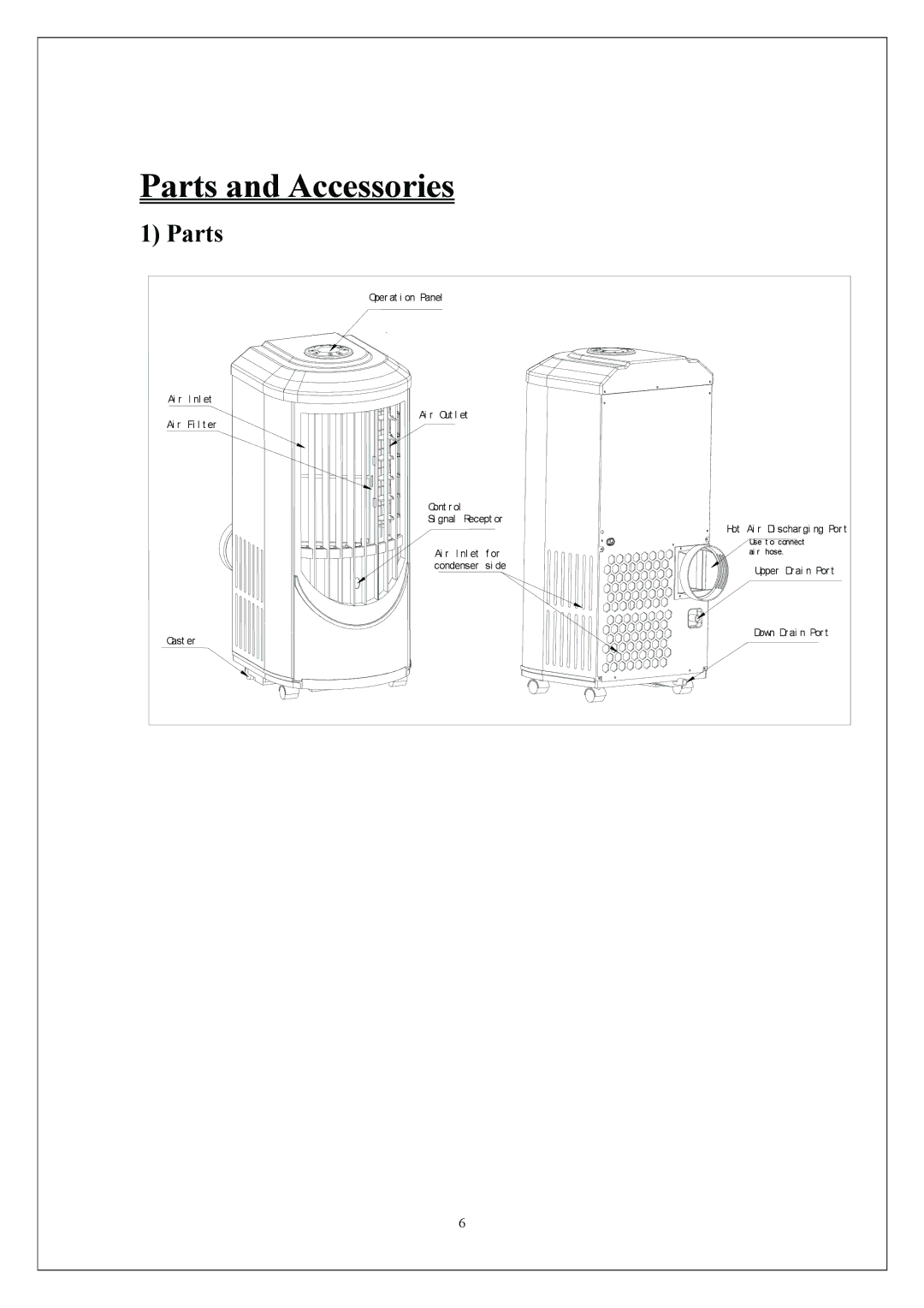 KoldFront PAC9000 manual Parts and Accessories 