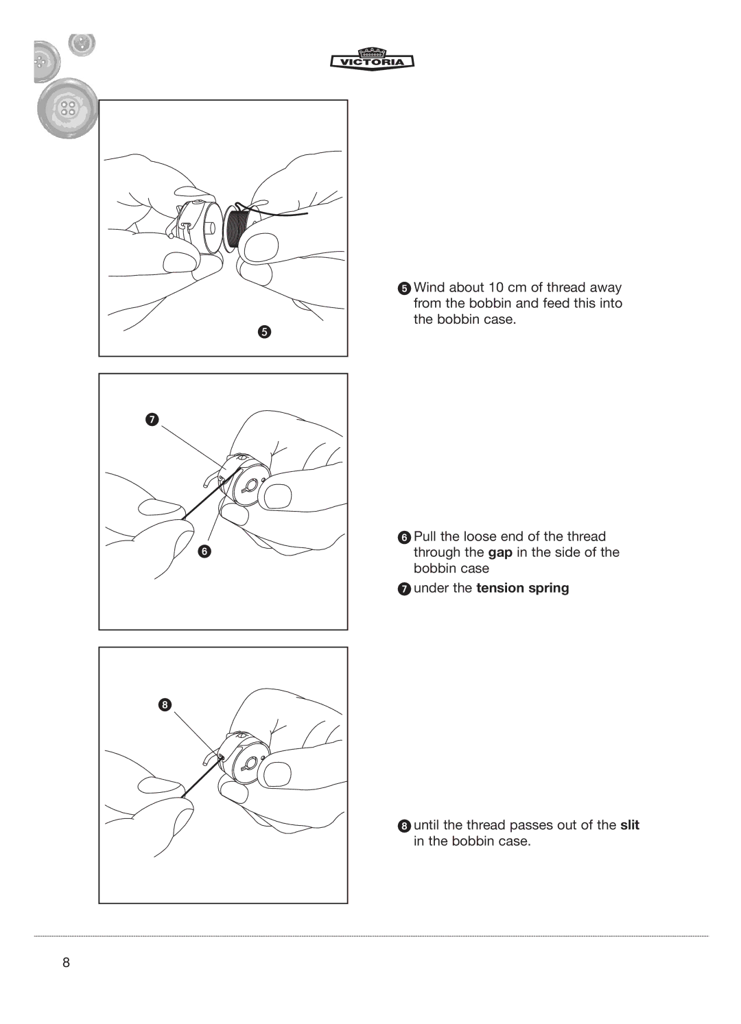 Kompernass E-2073 manual Under the tension spring 