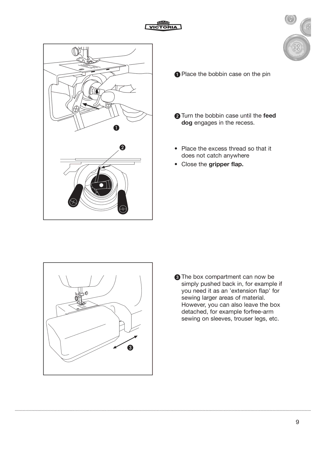 Kompernass E-2073 manual Close the gripper flap 