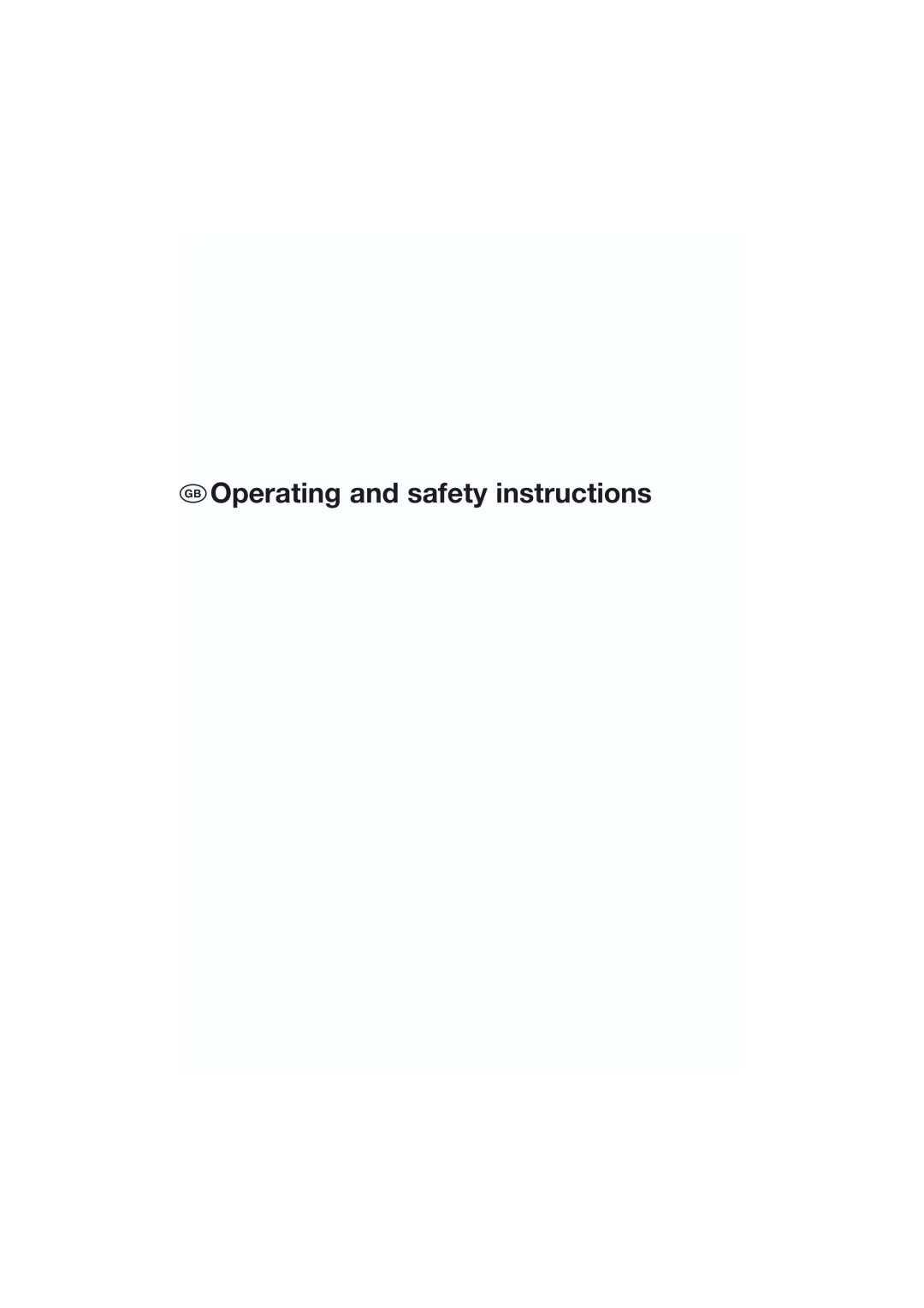 Kompernass KH 1120 manual  Operating and safety instructions 