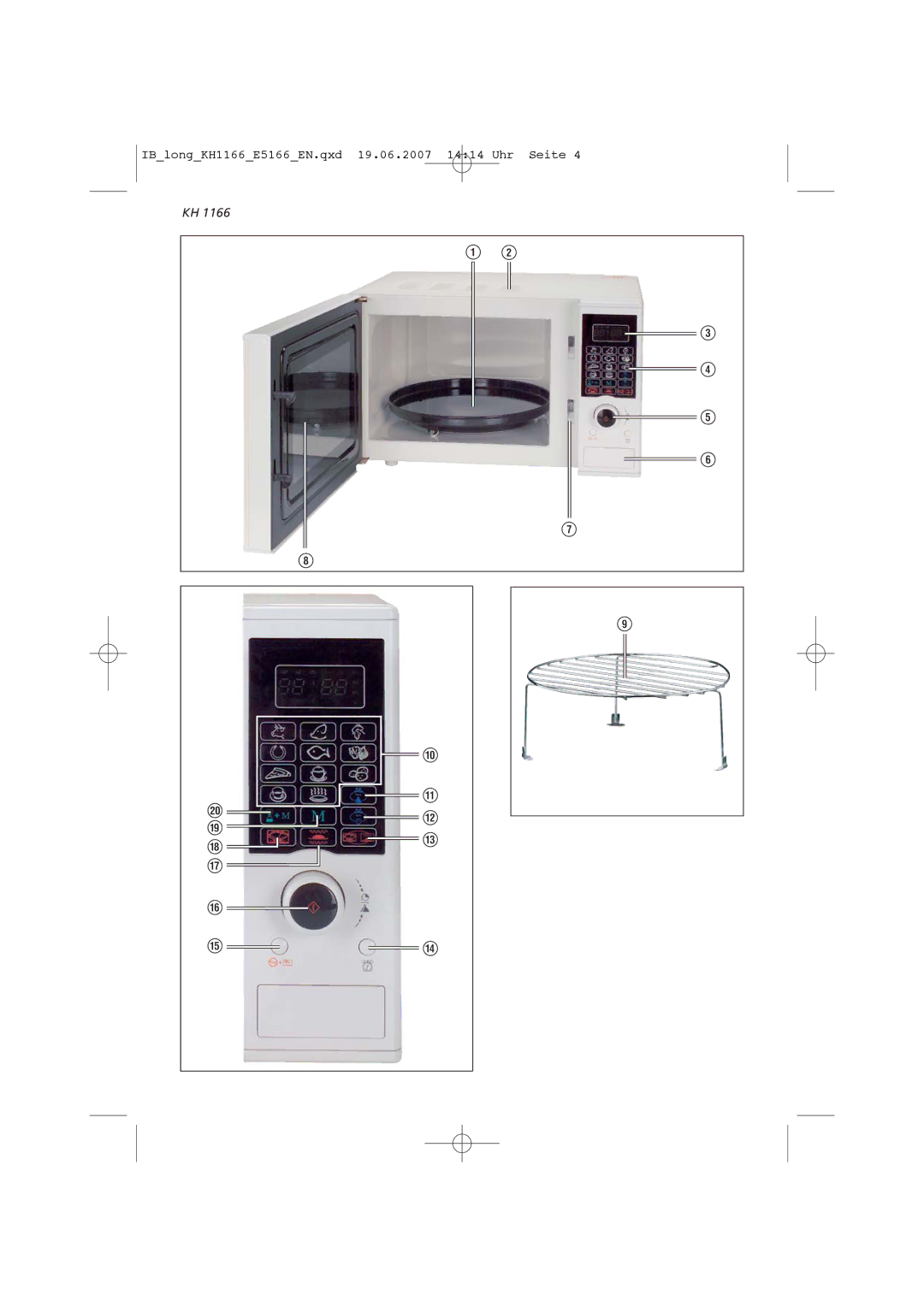 Kompernass KH 1166 manual Y t 