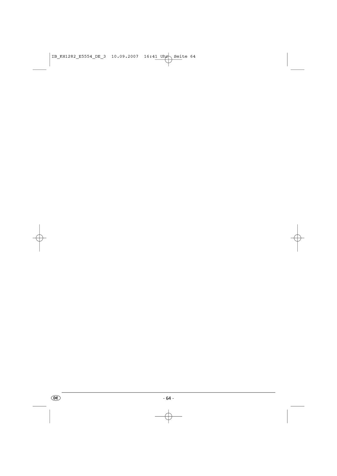 Kompernass KH 1282 operating instructions IBKH1282E5554DE3 10.09.2007 1641 Uhr Seite 