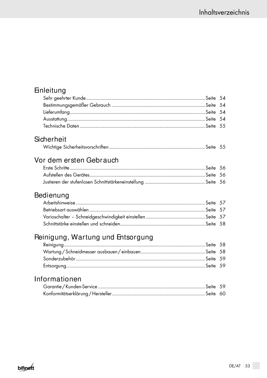 Kompernass KH 150 manual Inhaltsverzeichnis 