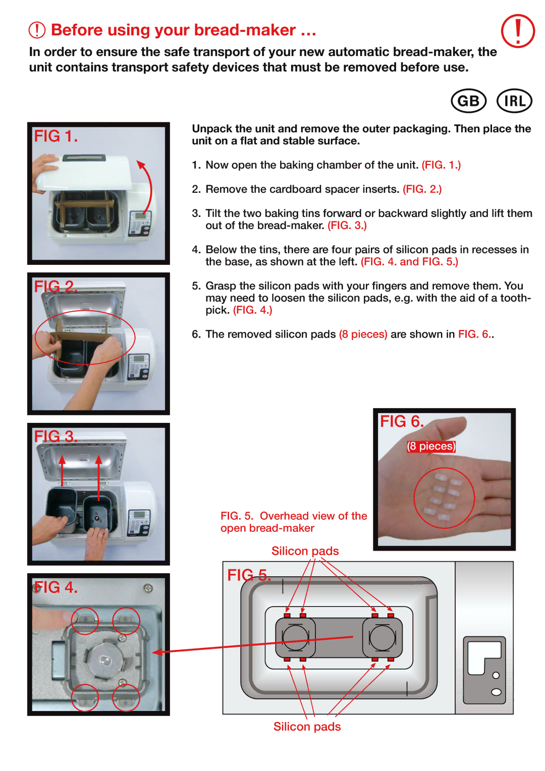 Kompernass kh 2230 manual Before using your bread-maker … 