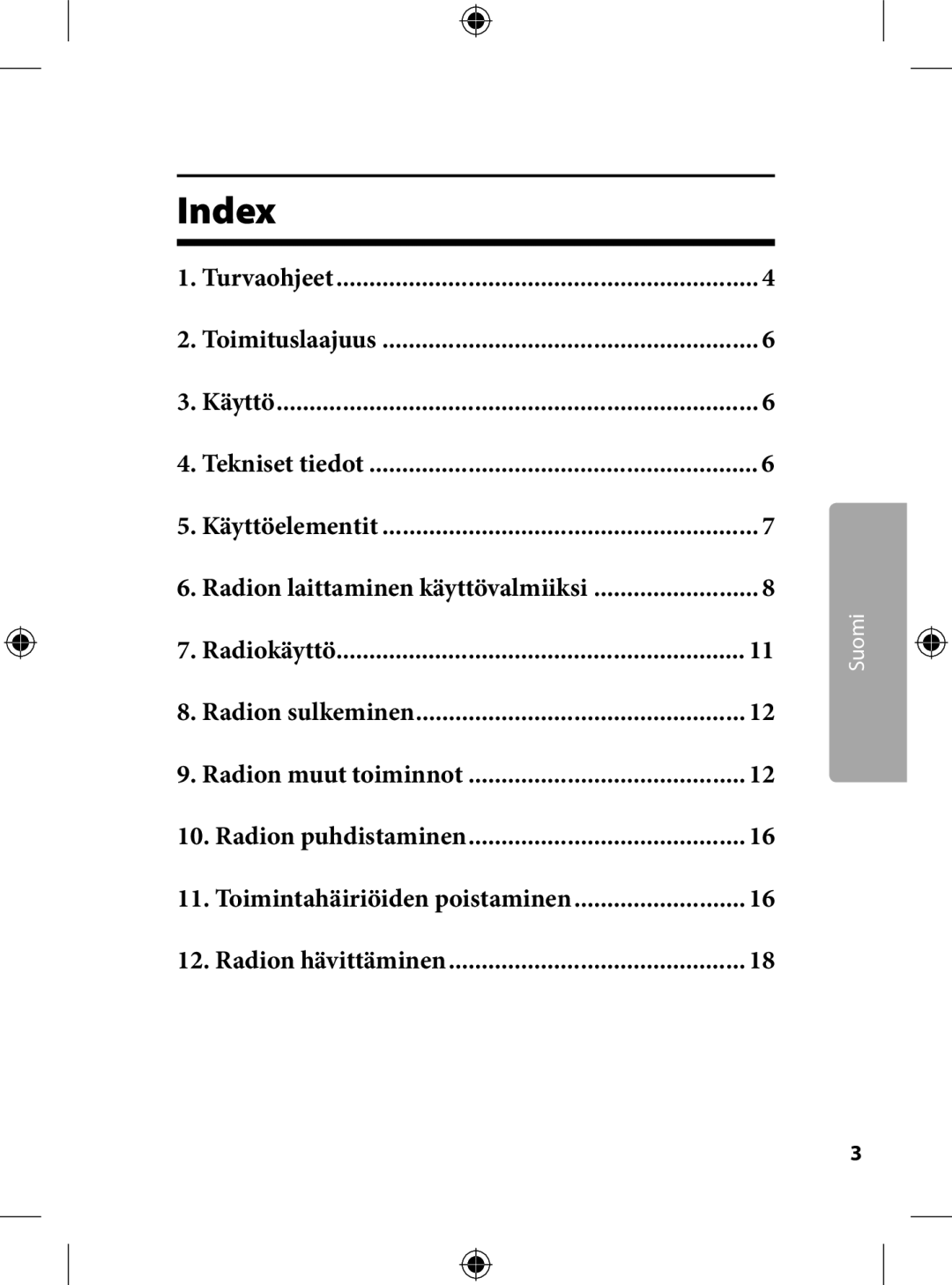 Kompernass KH 2246 manual Index 