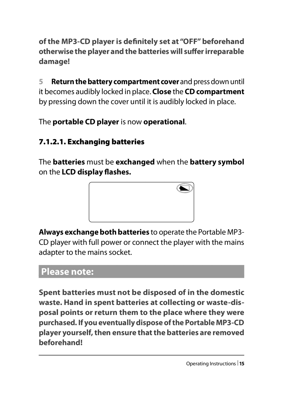 Kompernass KH 2259, KH 2258, KH 2260 operating instructions Operating Instructions  