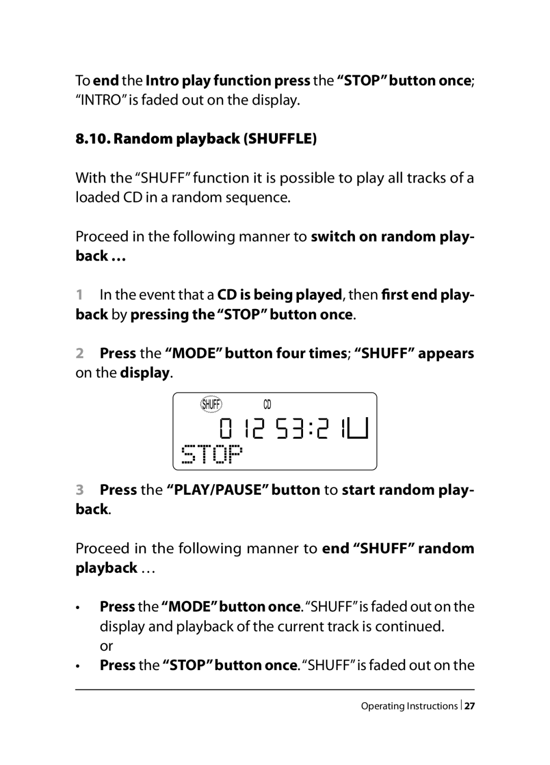 Kompernass KH 2259, KH 2258, KH 2260 operating instructions Operating Instructions  