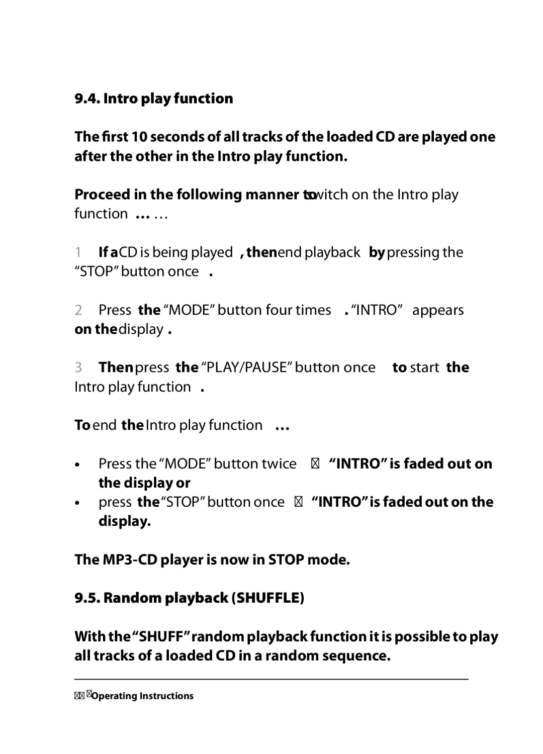 Kompernass KH 2260, KH 2258, KH 2259 operating instructions  Operating Instructions 