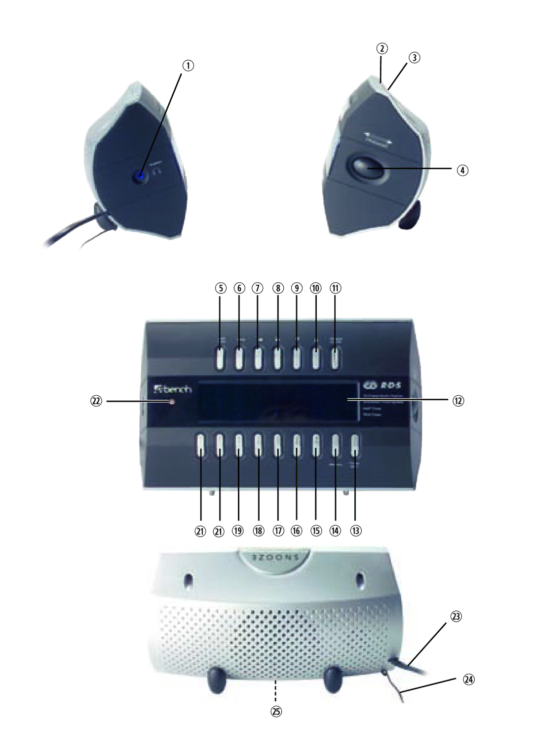 Kompernass KH 2295 operating instructions U I O a S 