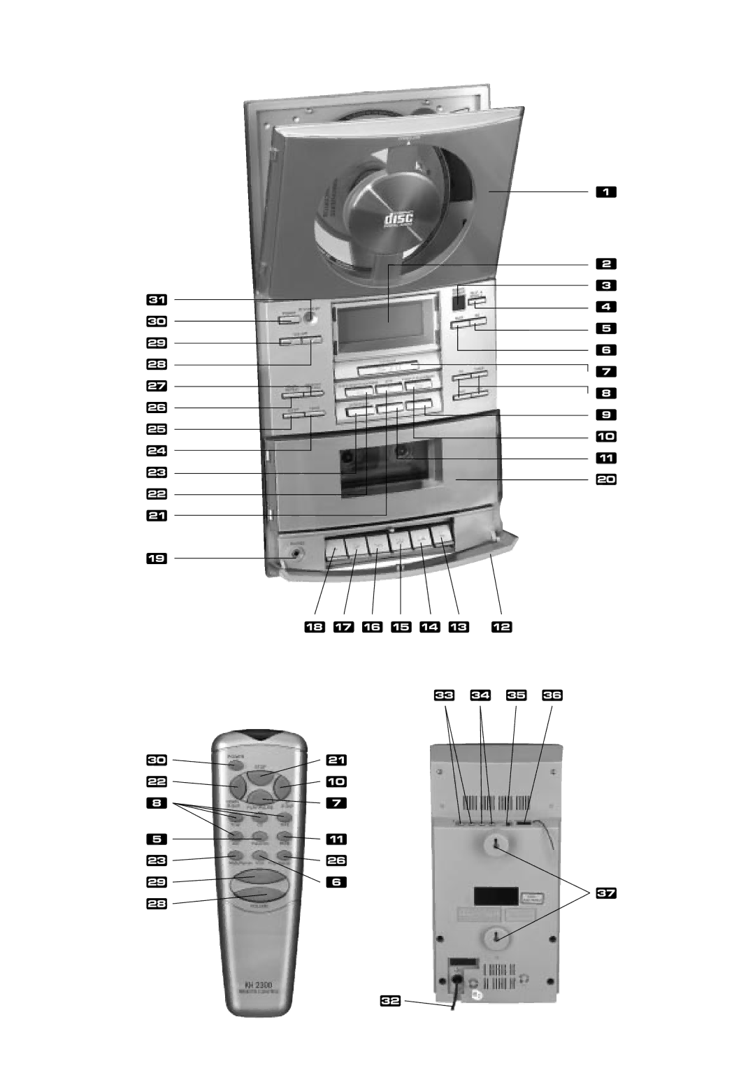 Kompernass KH 2300 manual W Q 