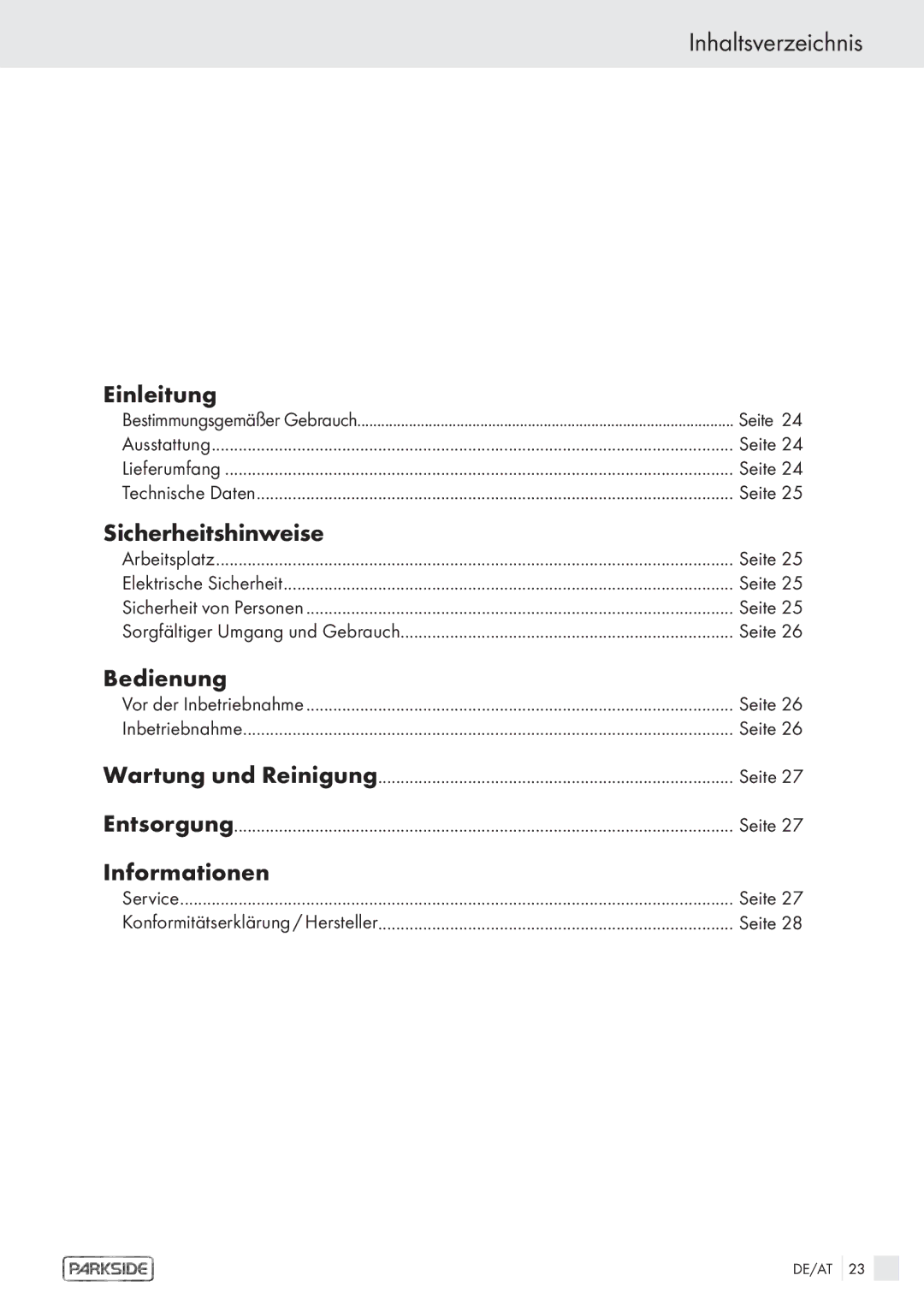 Kompernass KH 3119 manual Einleitung, Sicherheitshinweise, Bedienung, Informationen 