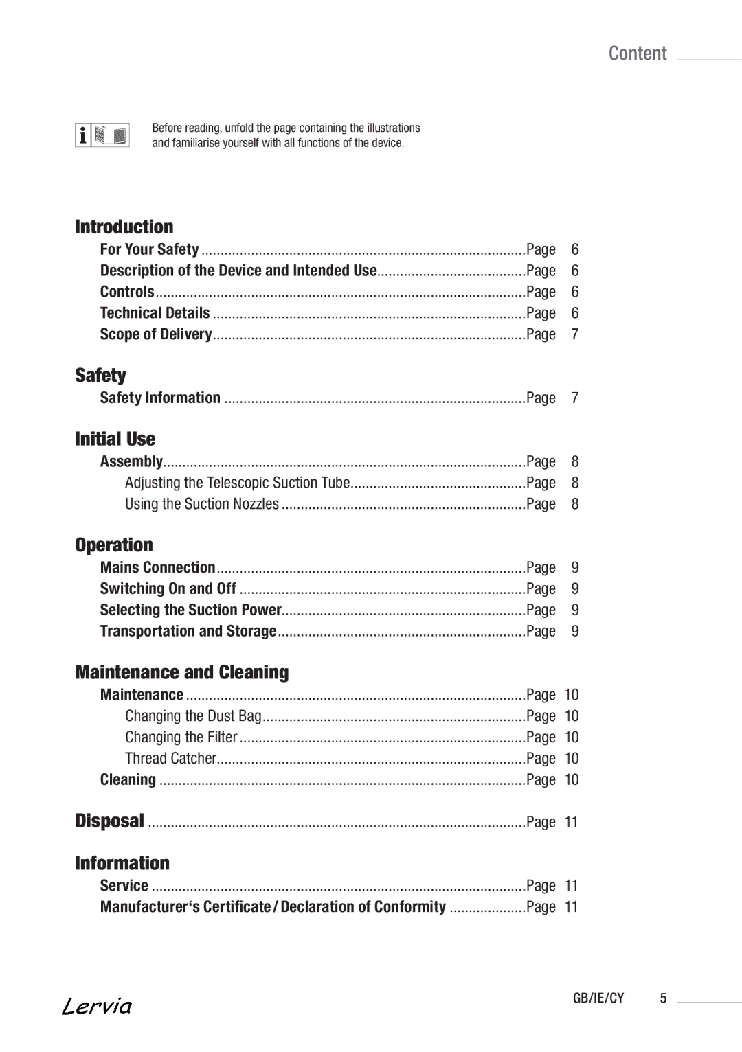 Kompernass KH 3158 manual Introduction, Safety, Initial Use, Operation, Maintenance and Cleaning 