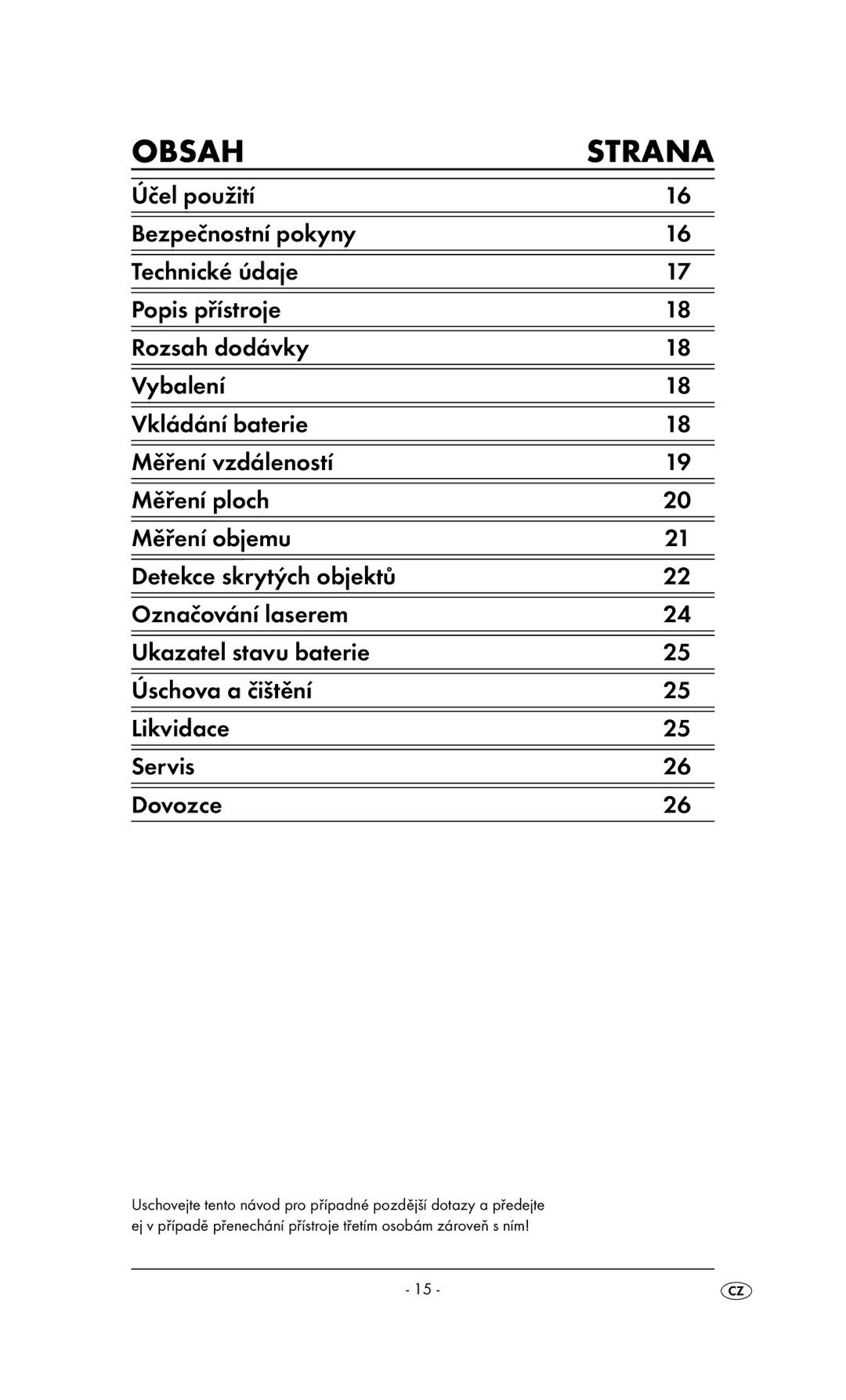 Kompernass KH 3236 manual Obsah Strana 