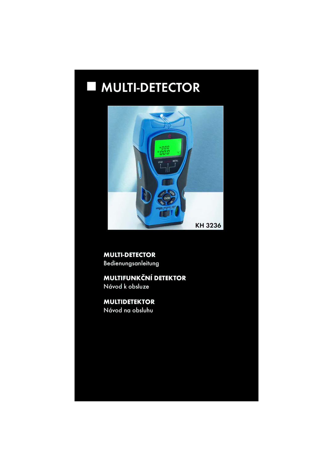 Kompernass KH 3236 manual Multi-Detector 