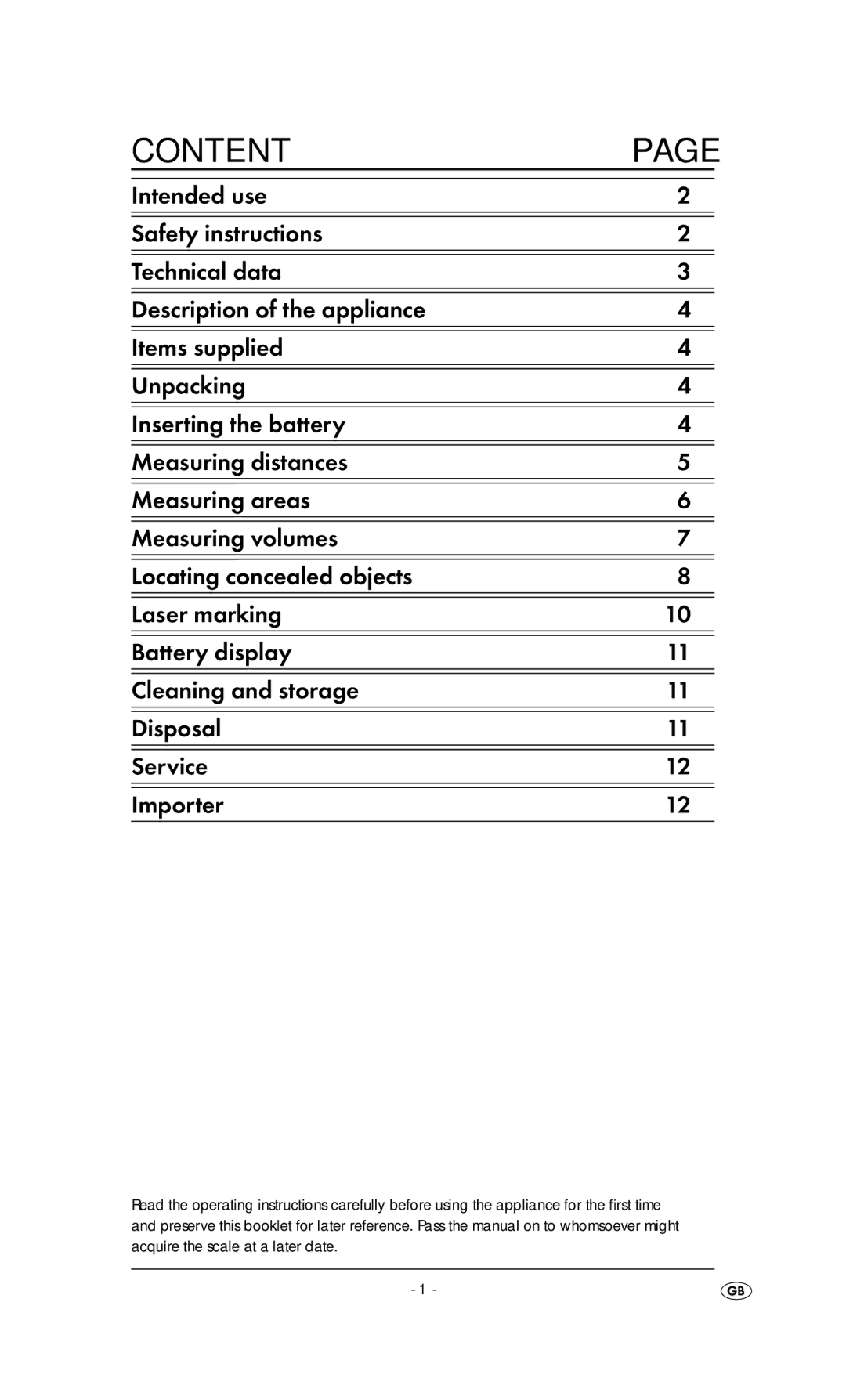 Kompernass KH 3236 manual Content 