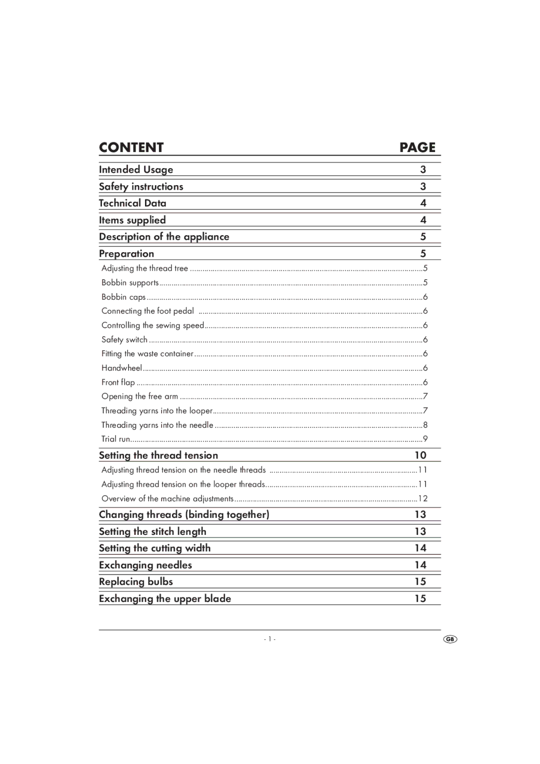 Kompernass KH 4300 manual Content 