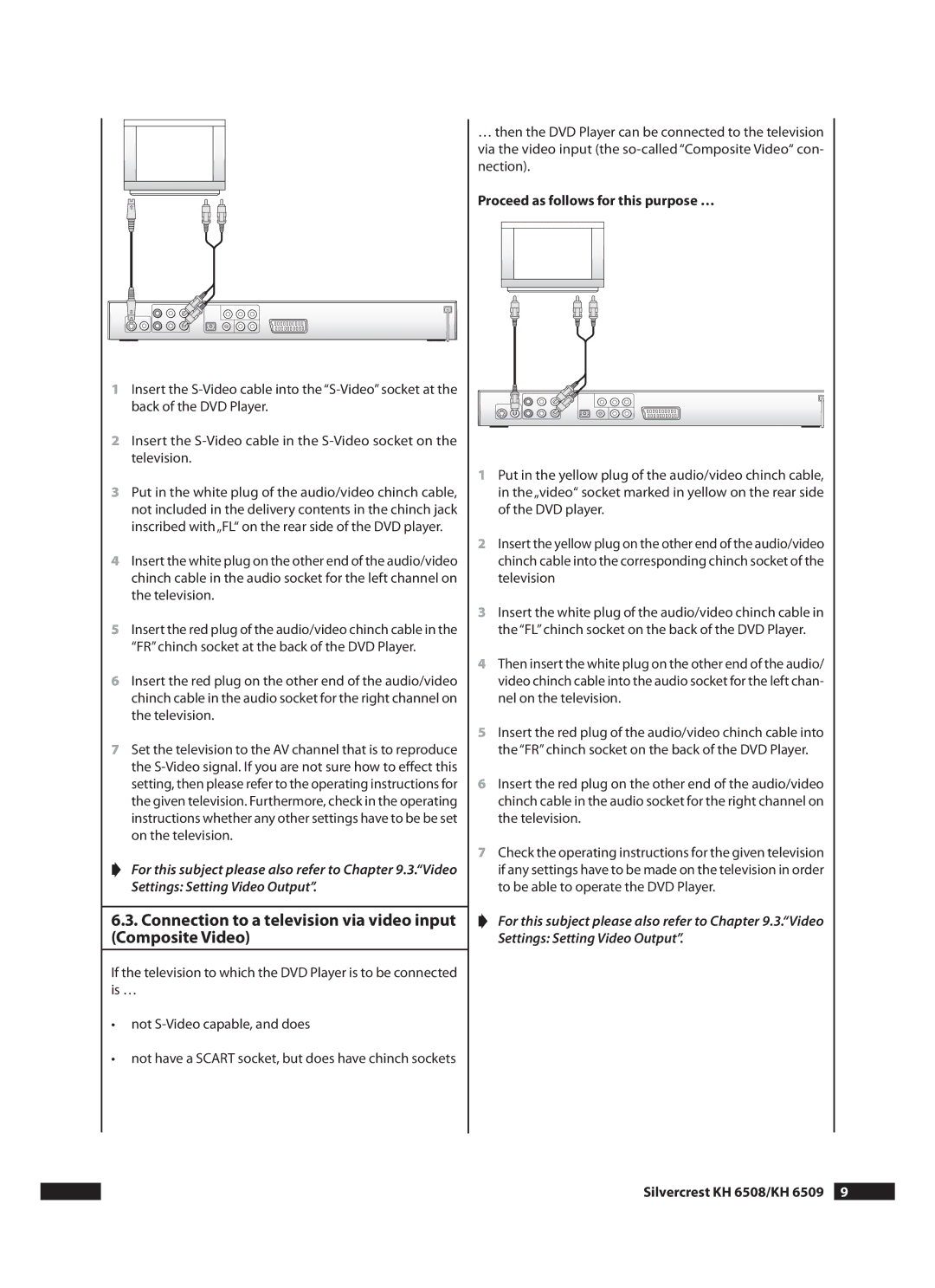 Kompernass operating instructions Proceed as follows for this purpose …, Silvercrest KH 6508/KH 6509  