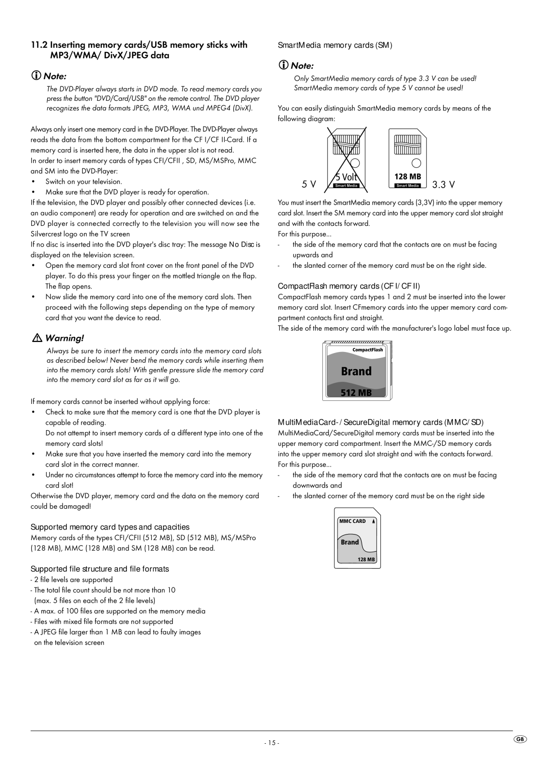 Kompernass KH 6516, KH 6515 manual Volt 