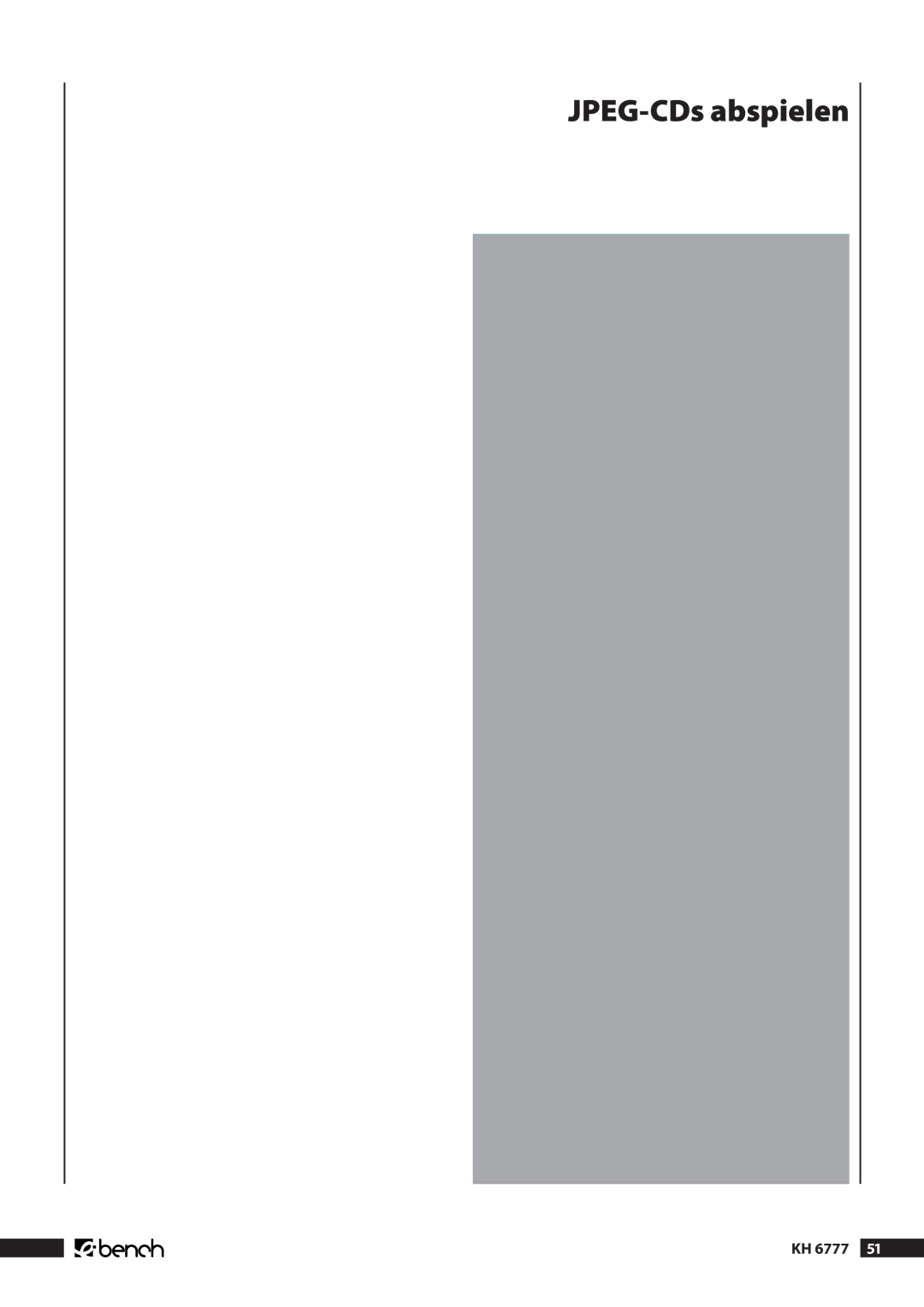 Kompernass manual JPEG-CDs abspielen, KH 6777  