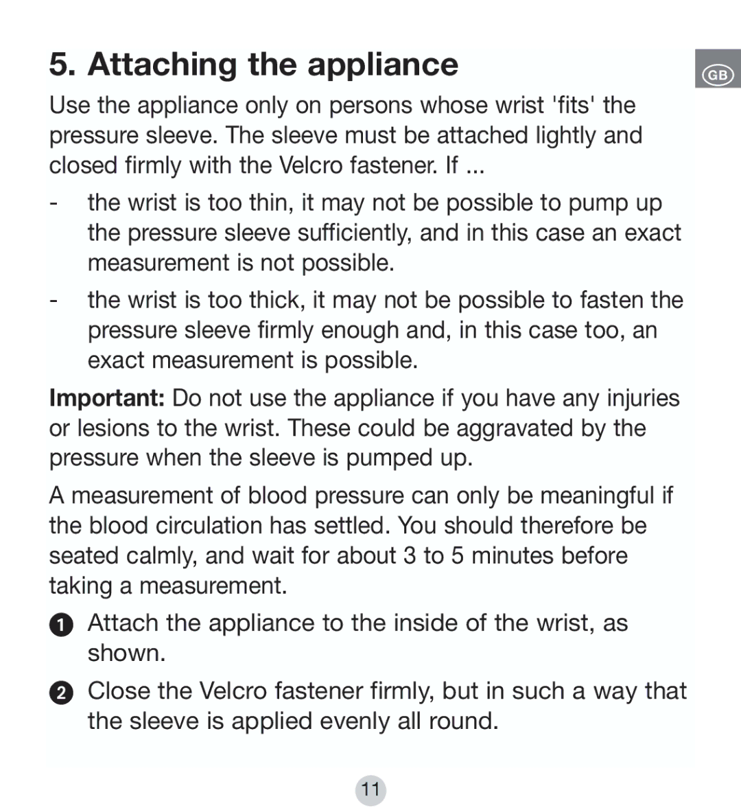 Kompernass KH 8090 operating instructions Attaching the appliance 