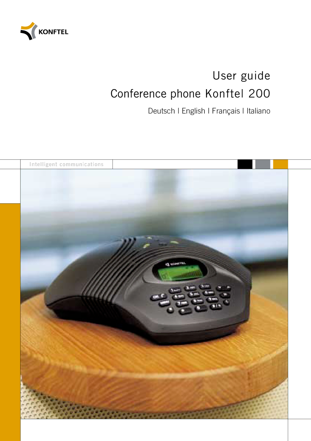 Konftel 200 manual User guide Conference phone Konftel 