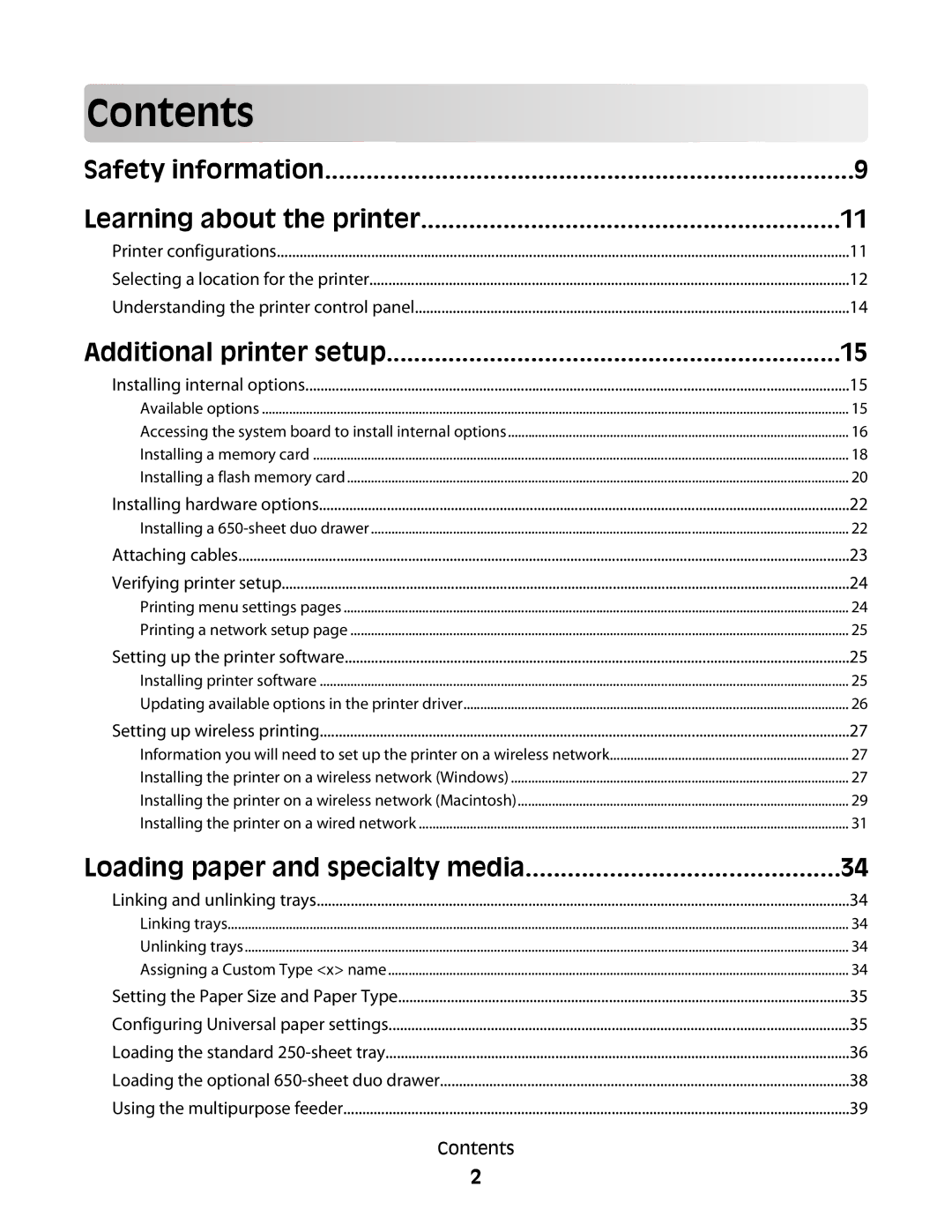 Konftel G510-7276-00 manual Contents 