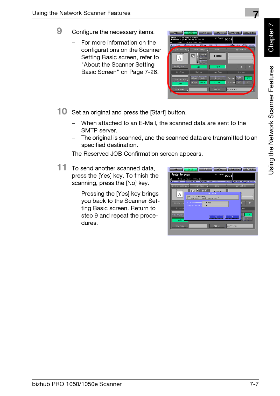 Konica Minolta 1050E appendix Chapter 