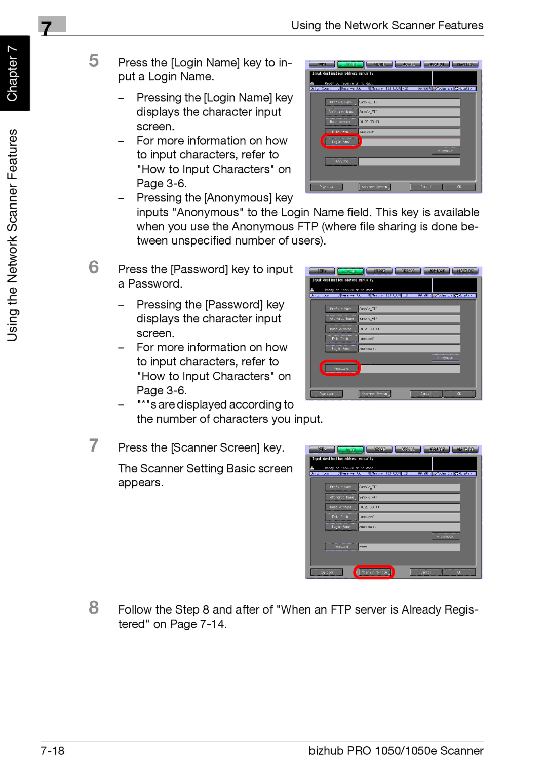 Konica Minolta 1050E appendix Chapter 