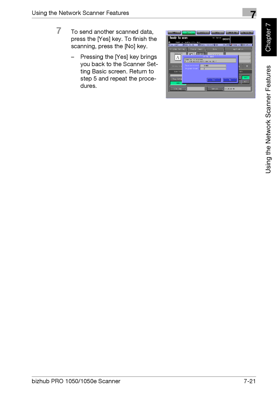 Konica Minolta 1050E appendix Chapter 