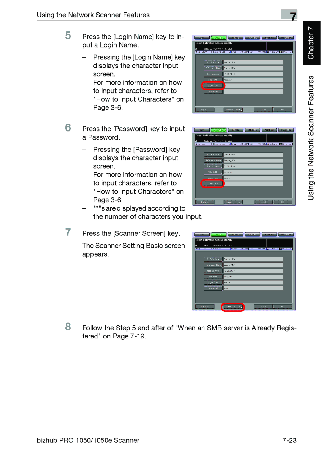 Konica Minolta 1050E appendix Chapter 