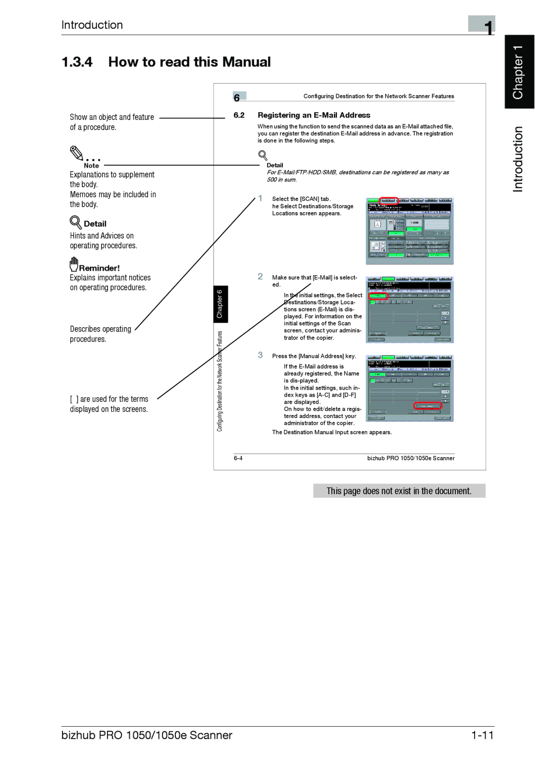 Konica Minolta 1050E appendix How to read this Manual, Reminder 