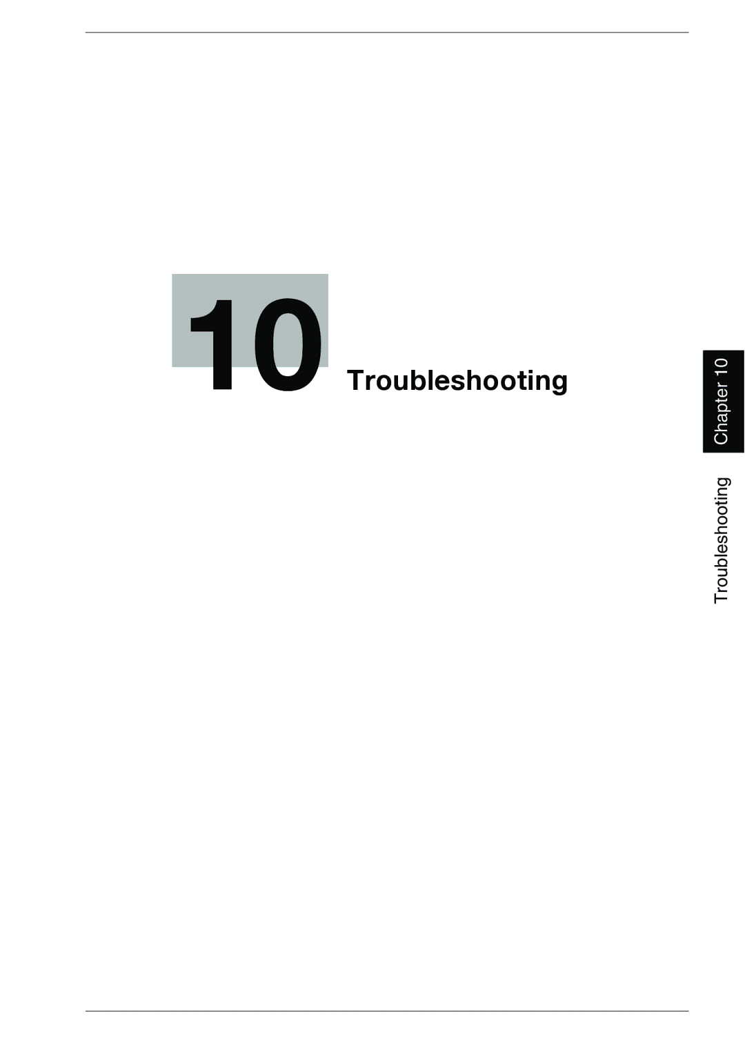 Konica Minolta 1050E appendix Troubleshooting 