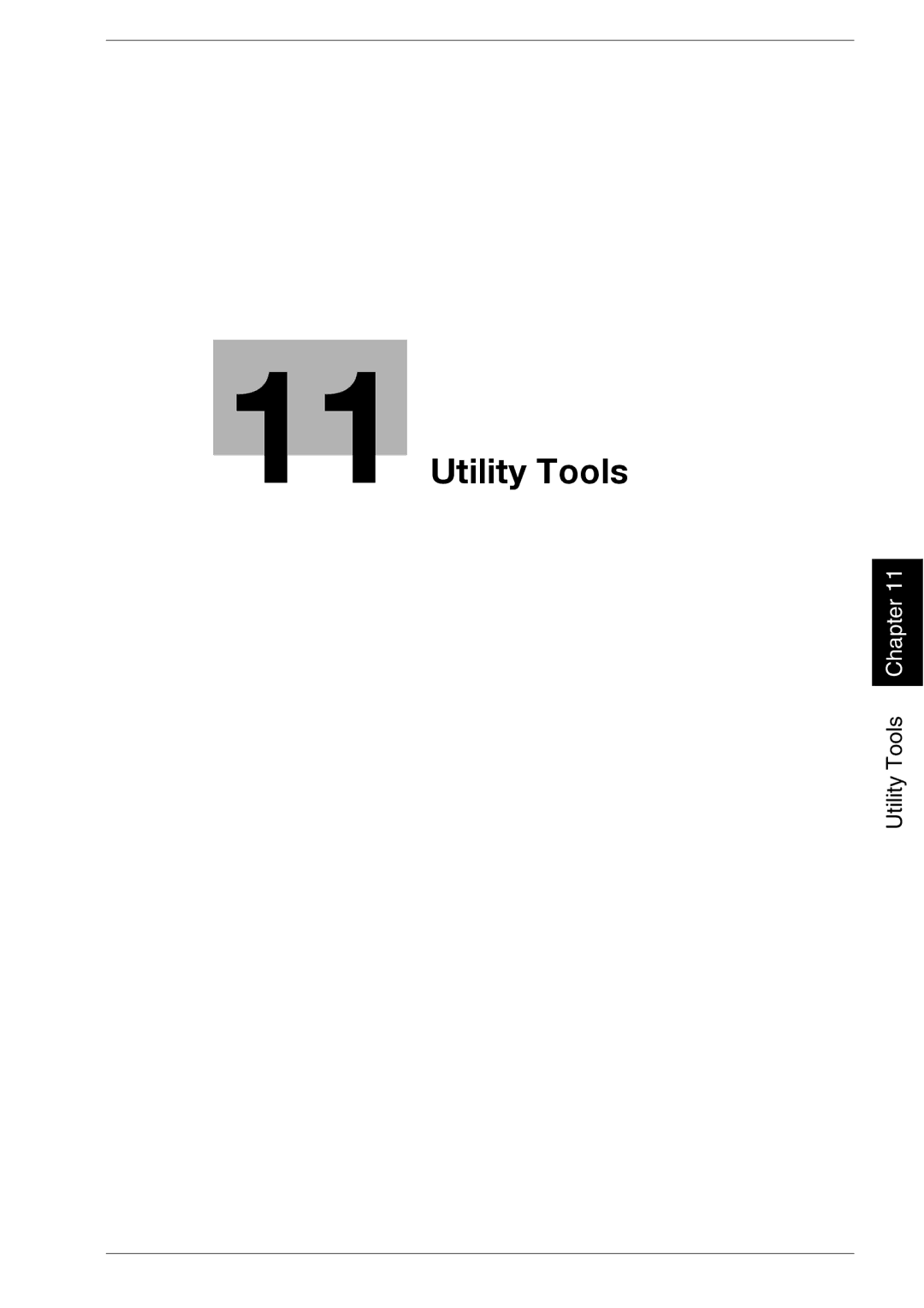 Konica Minolta 1050E appendix Utility Tools 