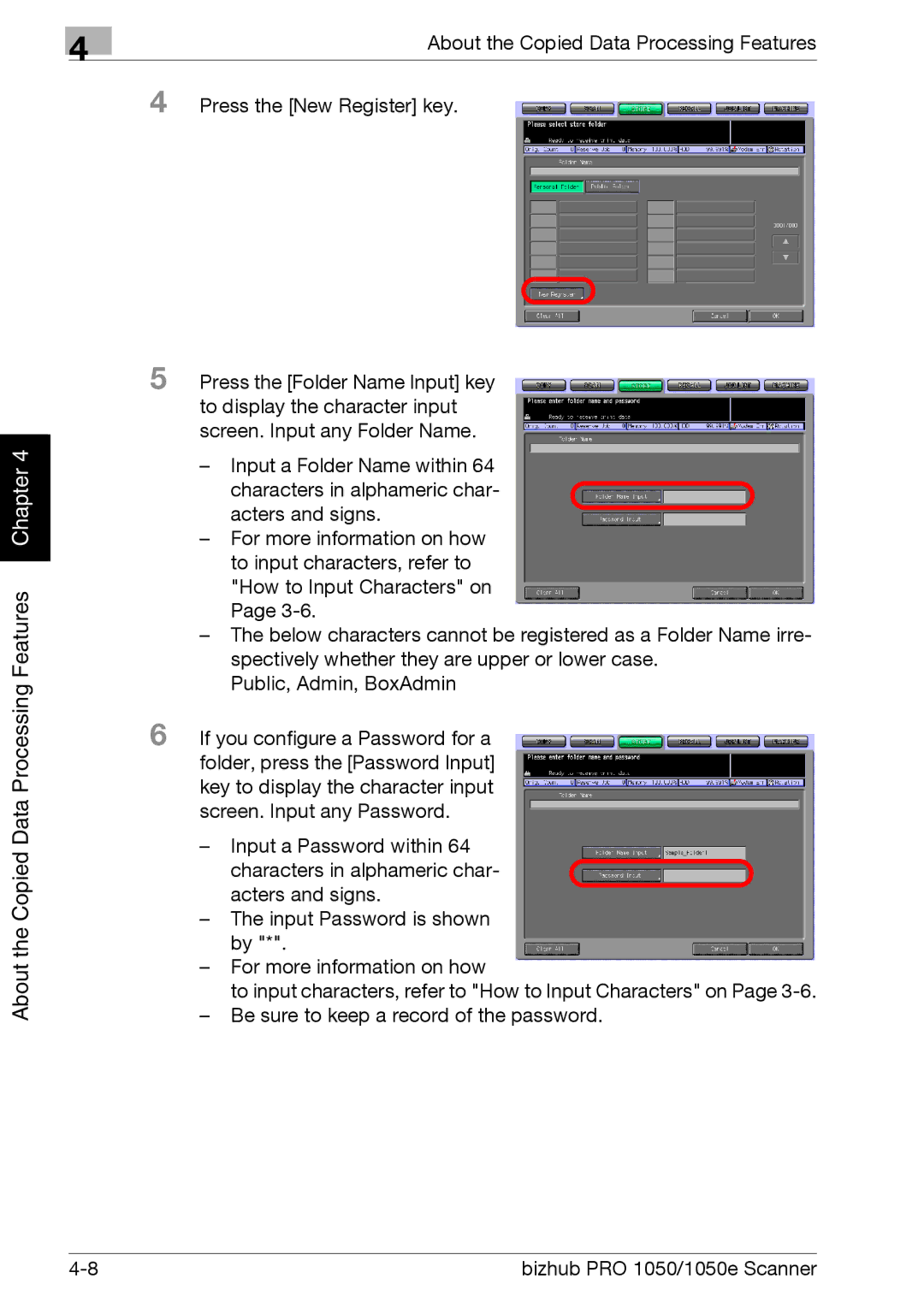 Konica Minolta 1050E appendix Chapter 