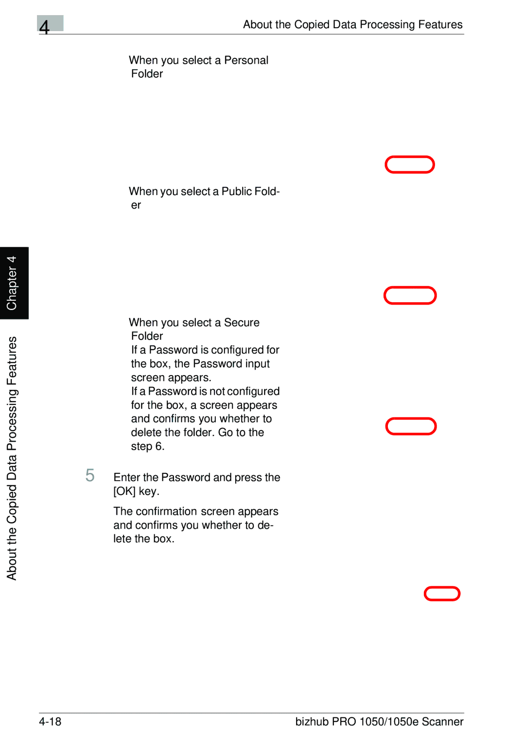 Konica Minolta 1050E appendix Chapter 