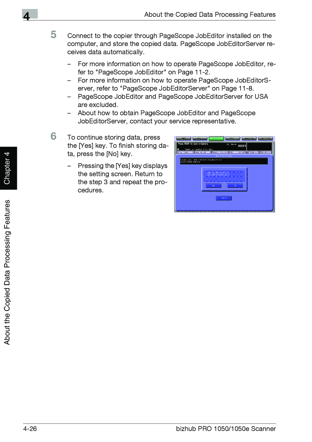 Konica Minolta 1050E appendix Chapter 