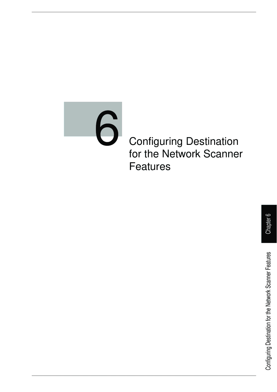 Konica Minolta 1050E appendix Configuring Destination For the Network Scanner Features 