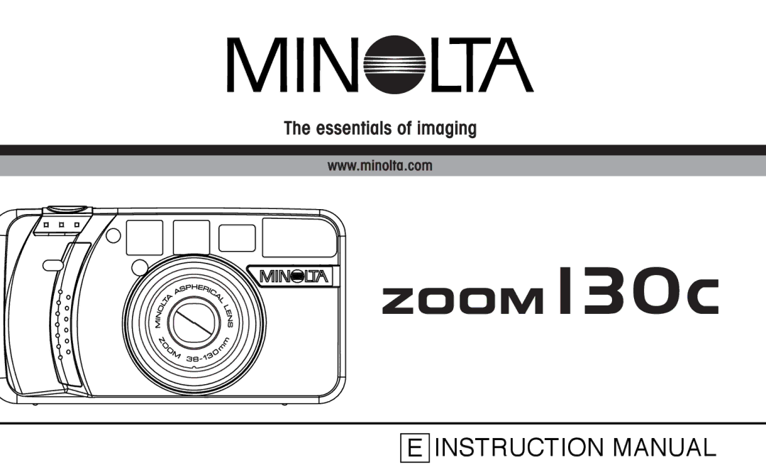 Konica Minolta 130C instruction manual 