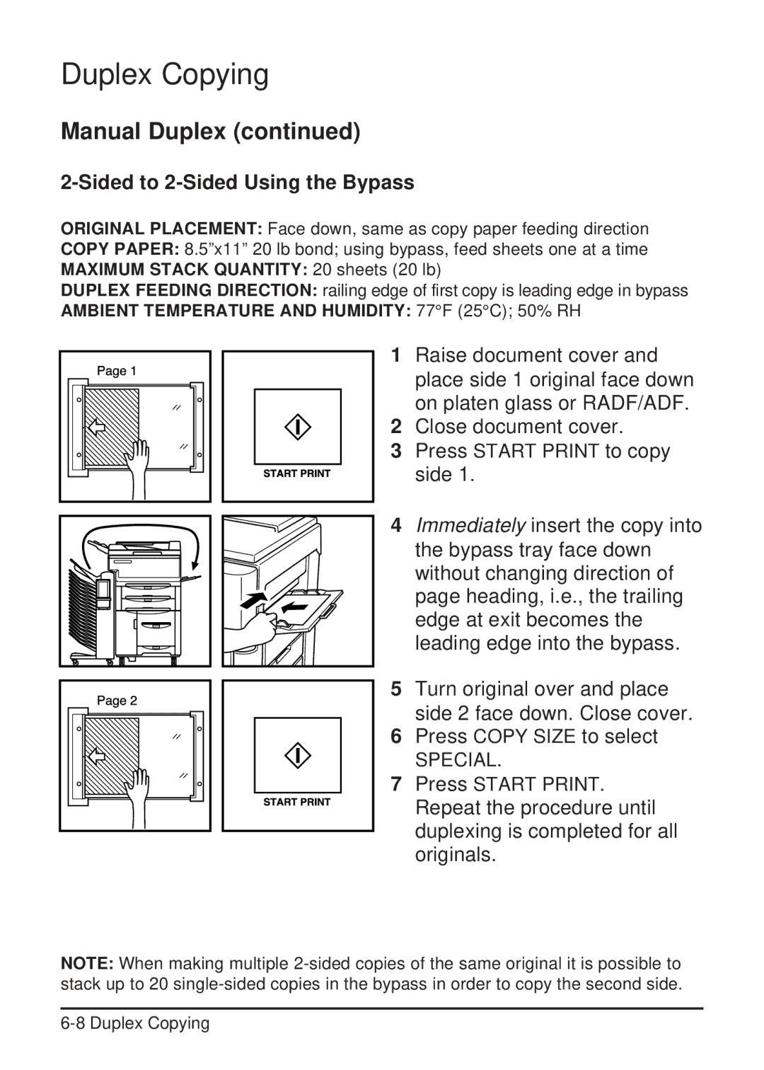 Konica Minolta 2223 user manual Duplex Copying 