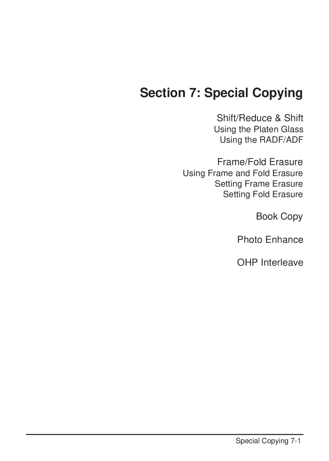 Konica Minolta 2223 user manual Special Copying 