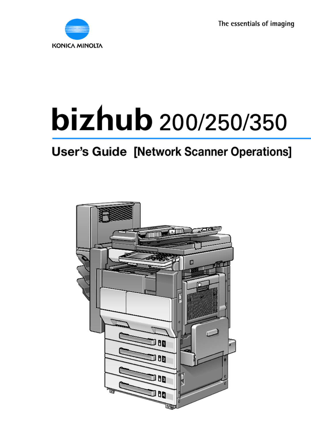 Konica Minolta 350, 250, BP-200 manual User’s Guide Network Scanner Operations 