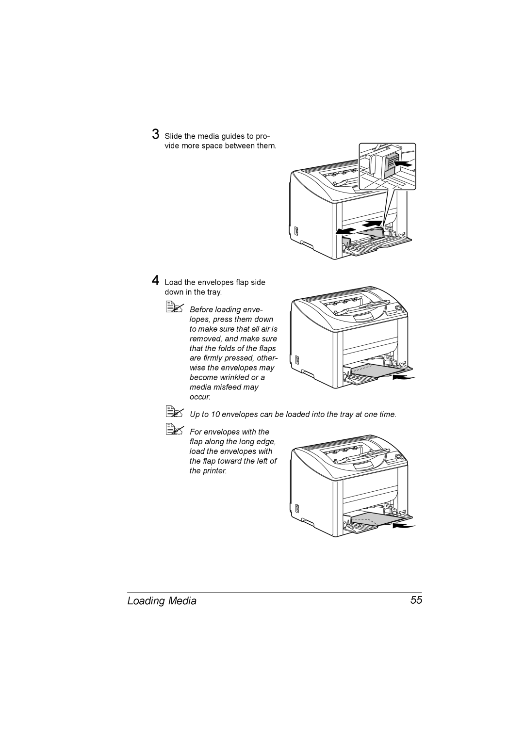 Konica Minolta 2530 DL manual Loading Media 