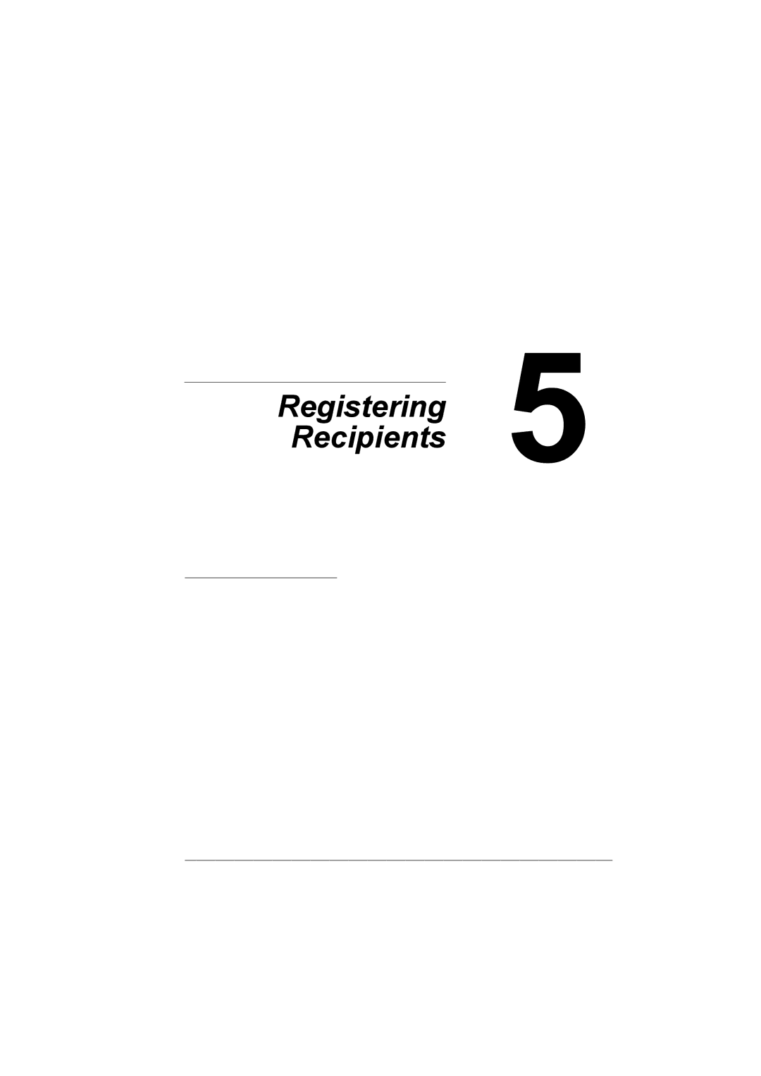 Konica Minolta 2590 MF manual Registering Recipients 