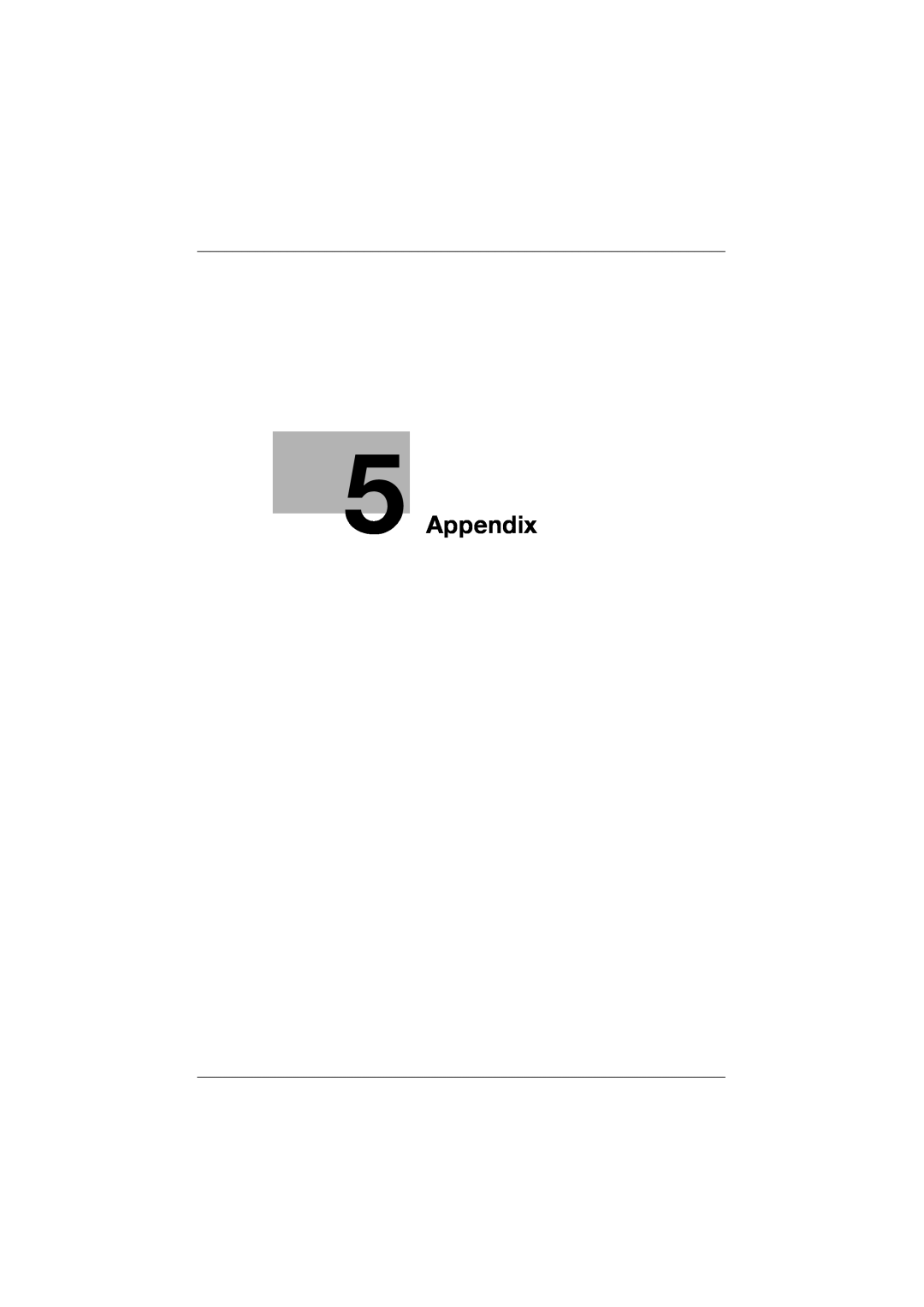 Konica Minolta 362, 282, 222 manual Appendix 