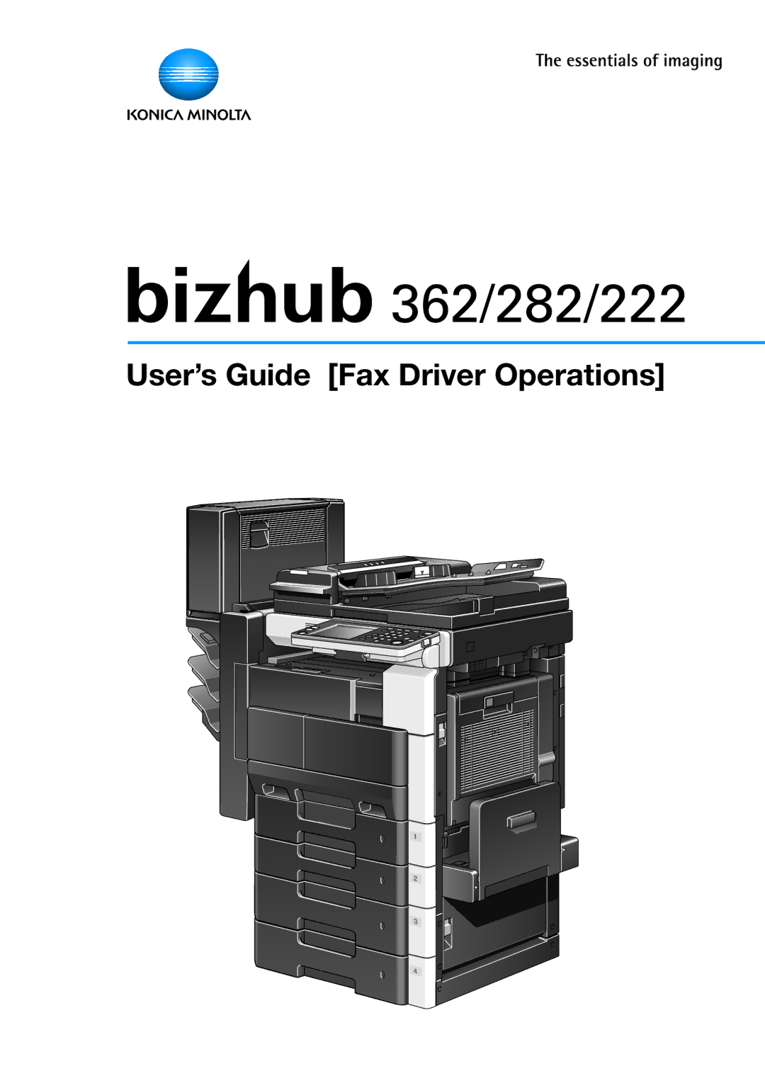 Konica Minolta 222, 282, 362 manual User’s Guide Fax Driver Operations 