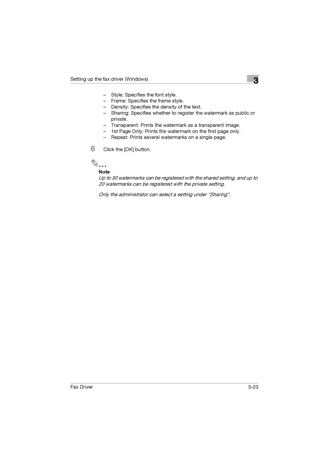 Konica Minolta 222, 282, 362 manual Fax Driver 