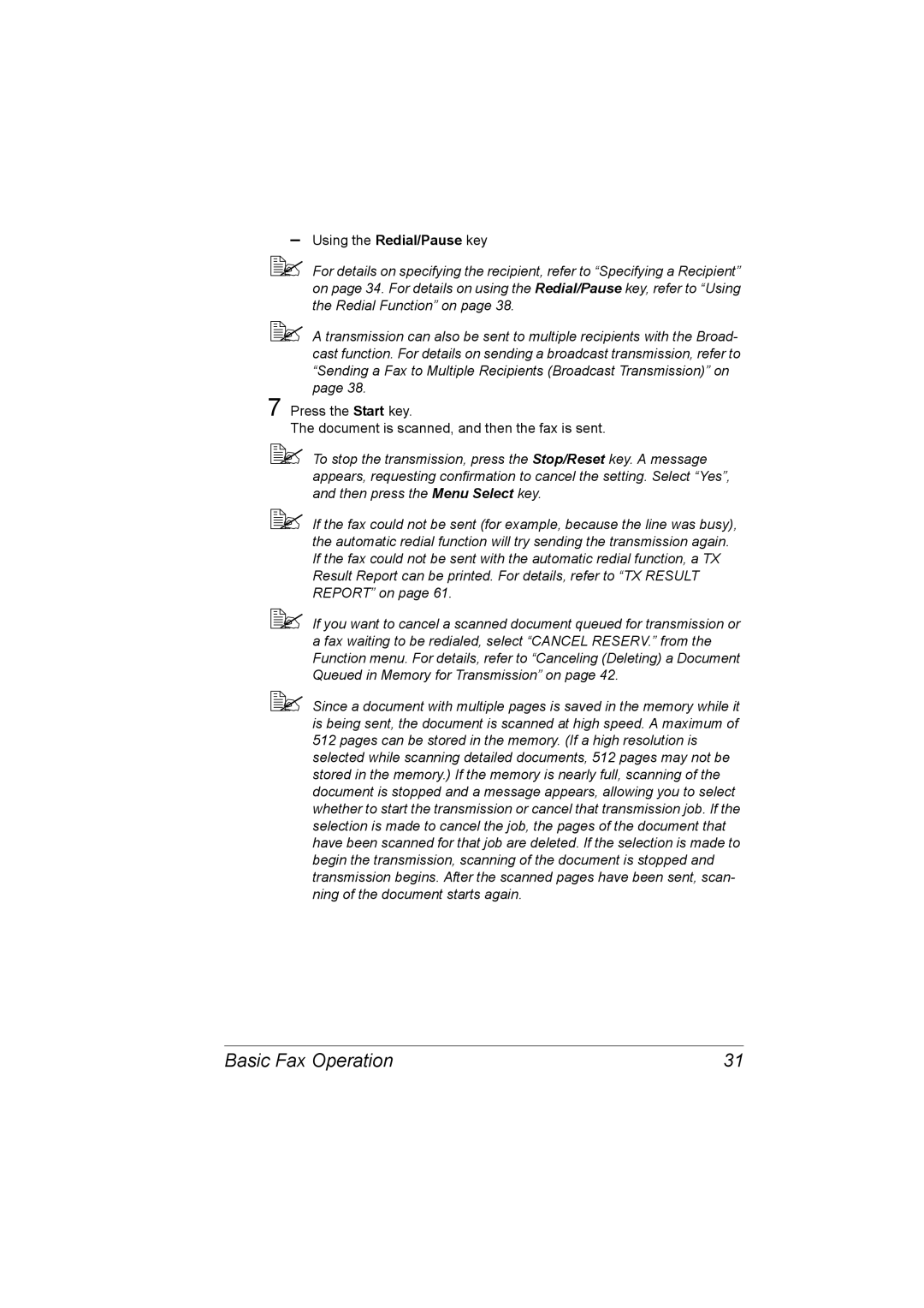 Konica Minolta 4556-9598-01A manual Basic Fax Operation 