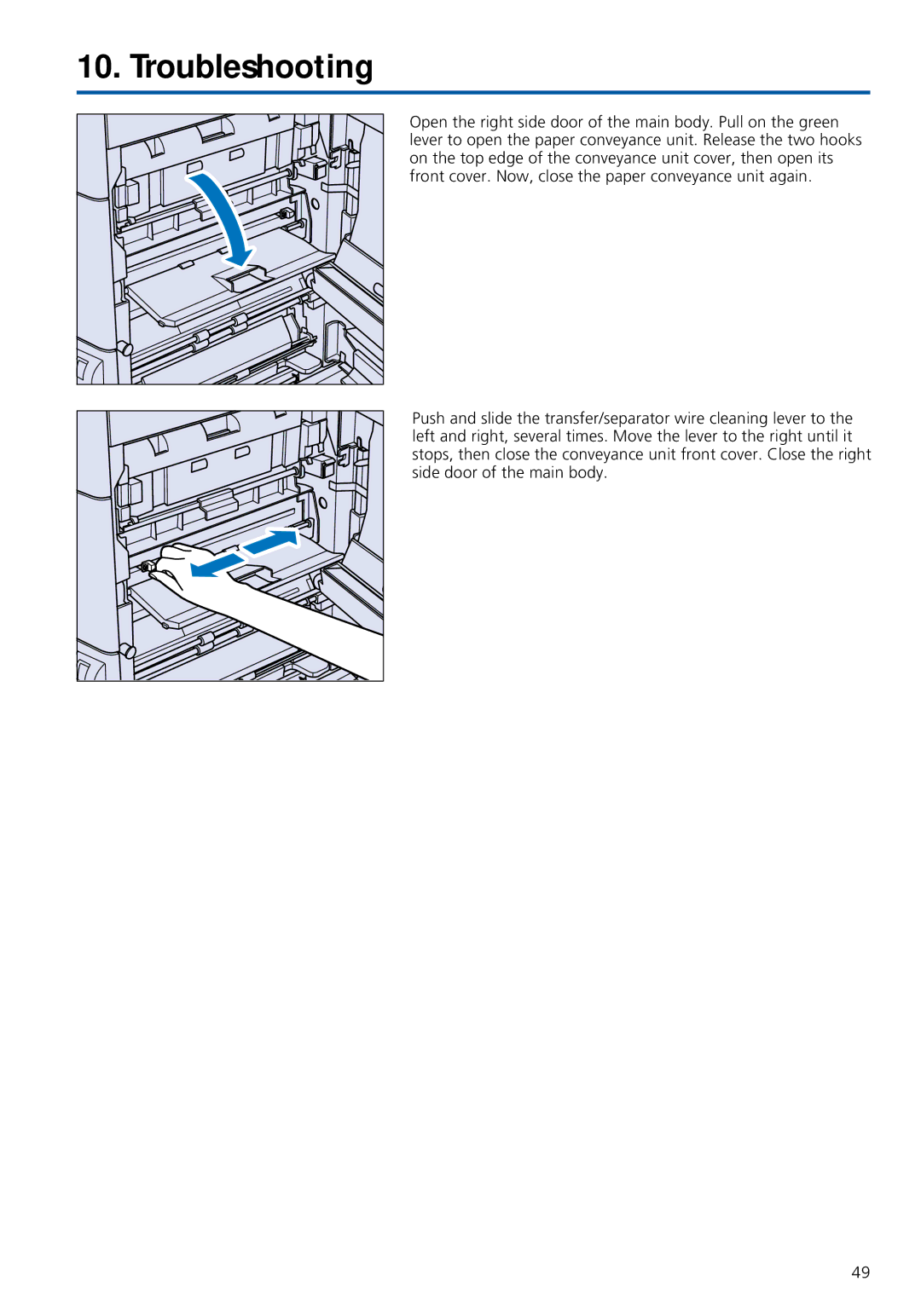 Konica Minolta 7020 instruction manual Troubleshooting 