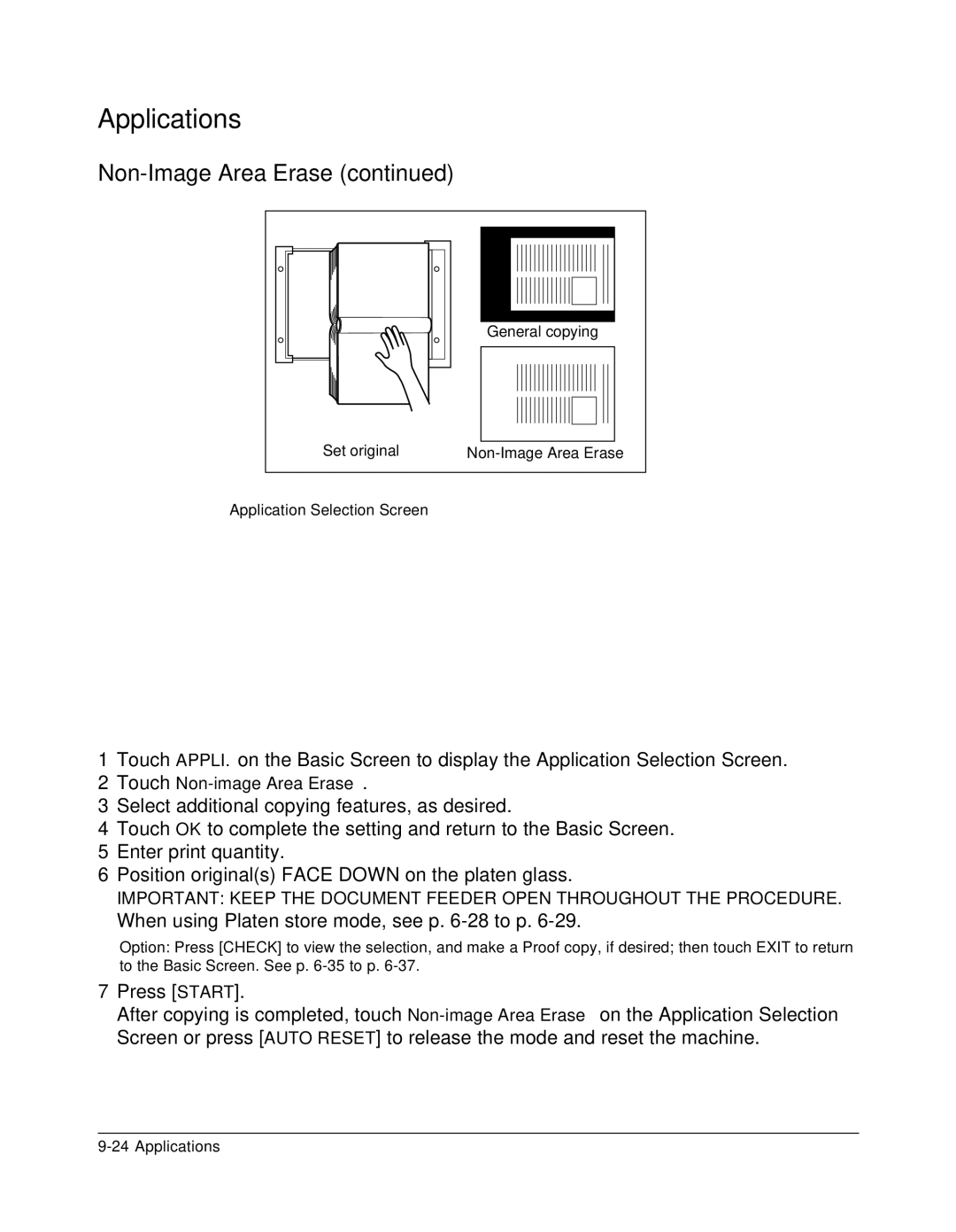 Konica Minolta 7075 manual When using Platen store mode, see p -28 to p 