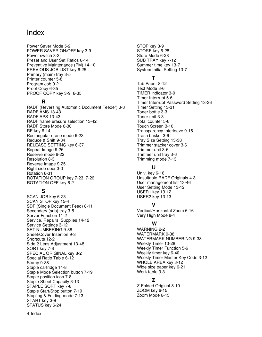 Konica Minolta 7075 manual SET Numbering 